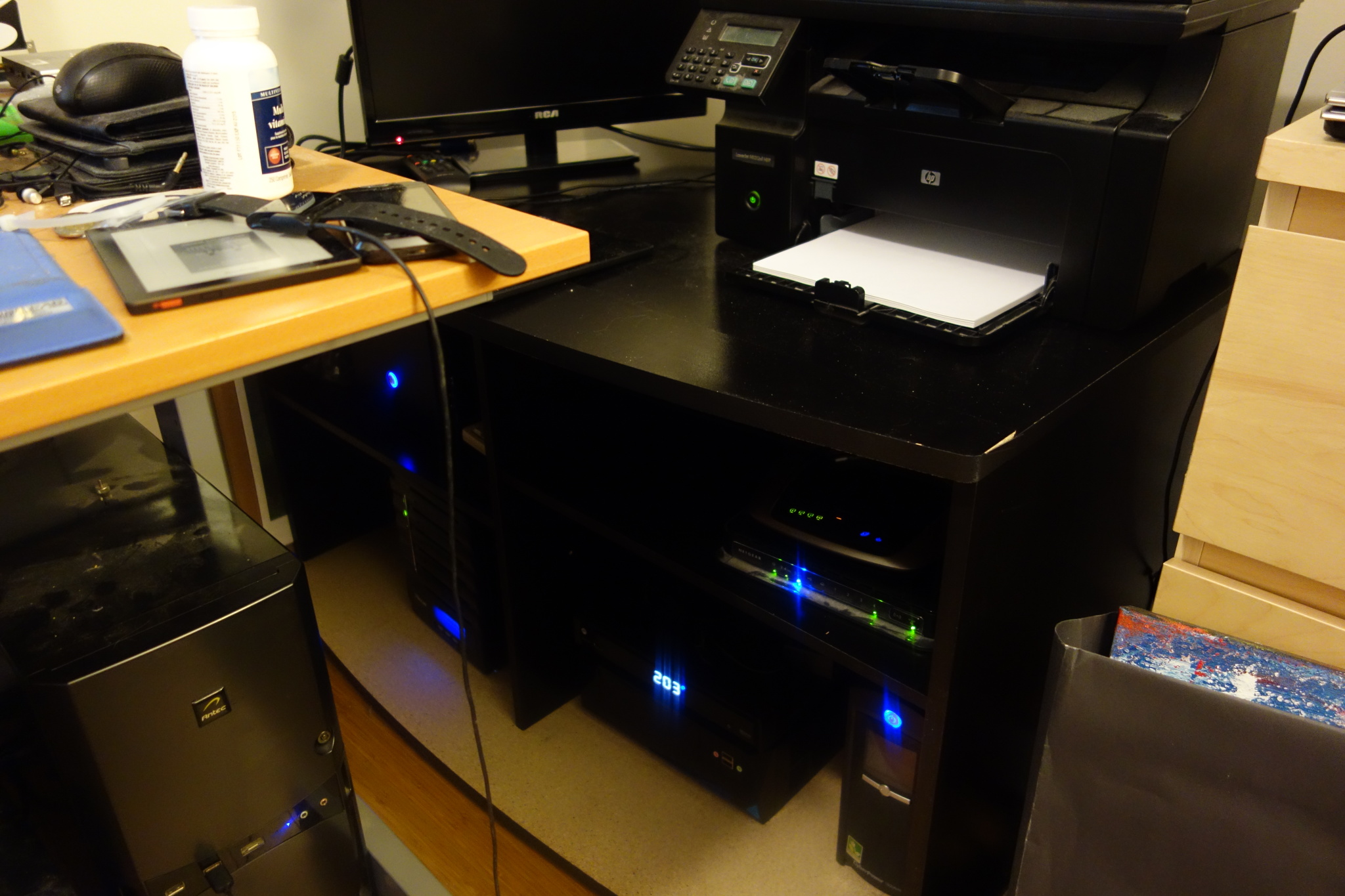 Photo of the new setup
